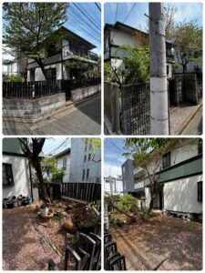 庭手入れ、空き家