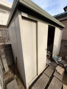 物置の解体撤去を安く